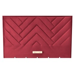 'MODULO W1 Bed 160 - Burgundy Headboard Monolith 59 Upholstery'