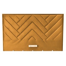 'MODULO W1 Bed 160 - Mustard Headboard Monolith 48 Upholstery'