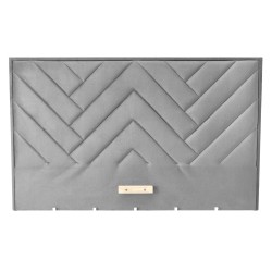 'MODULO W1 Bed 160 - Ash Headboard Upholstered in Monolith 85 Fabric'