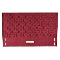 'MODULO W2 Bed 160 - Burgundy Headboard Monolith 59 Upholstery'