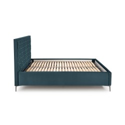 'MODULO W2 Bed 160 - Dark Green Headboard Monolith 37 Upholstery' 'MODULO W2 Bed 160 - Dark Green Headboard Monolith 37 Upholstery'