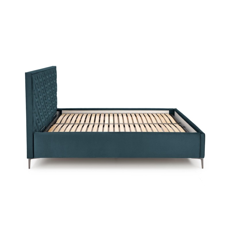 'MODULO W2 Bed 160 - Dark Green Headboard Monolith 37 Upholstery' 'MODULO W2 Bed 160 - Dark Green Headboard Monolith 37 Upholstery'