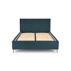 'MODULO W2 Bed 160 - Dark Green Headboard Monolith 37 Upholstery' 'MODULO W2 Bed 160 - Dark Green Headboard Monolith 37 Upholstery'