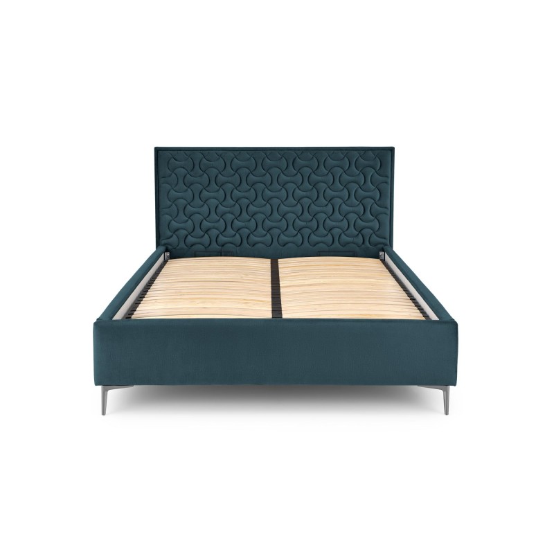 'MODULO W2 Bed 160 - Dark Green Headboard Monolith 37 Upholstery' 'MODULO W2 Bed 160 - Dark Green Headboard Monolith 37 Upholstery'