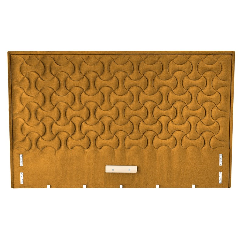 'MODULO W2 Bed 160 - Mustard Headboard Upholstered in Monolith 48'
