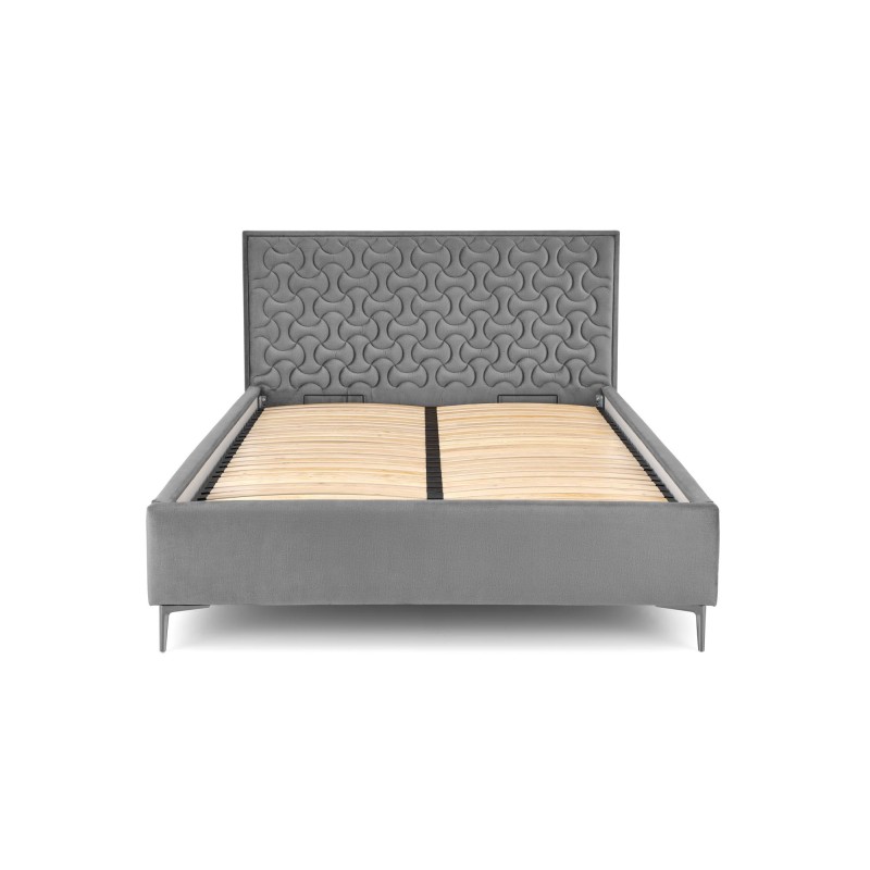 'MODULO W2 Bed 160 - Ash Headboard Upholstered in Monolith 85' 'MODULO W2 Bed 160 - Ash Headboard Upholstered in Monolith 85'