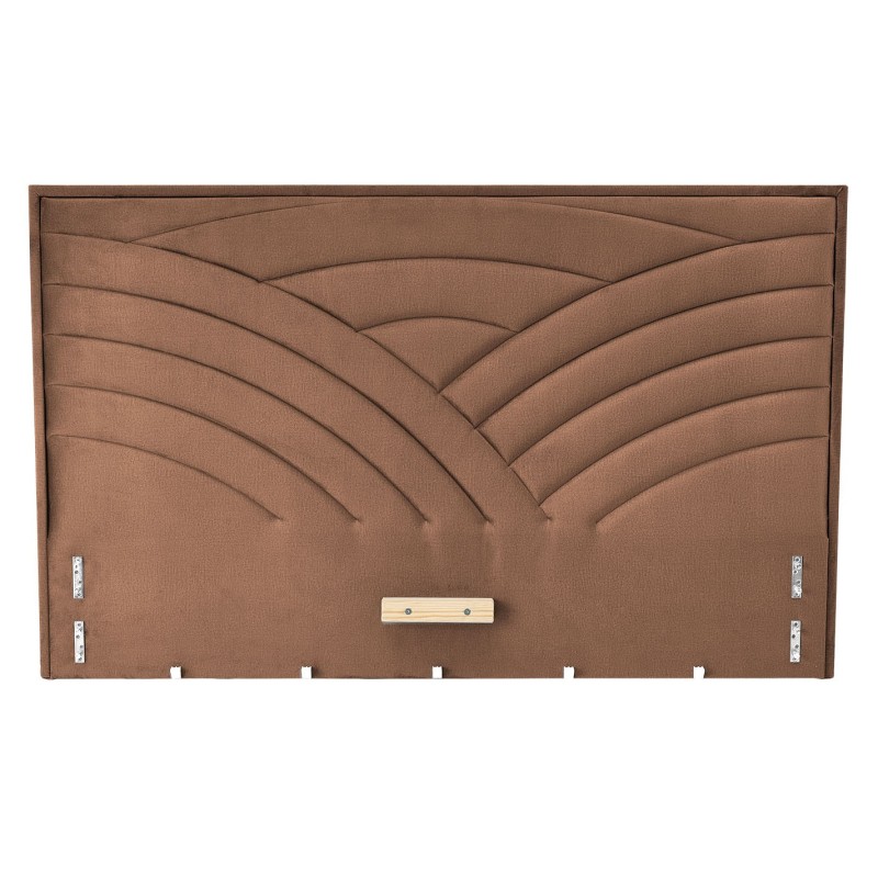 'MODULO W3 Bed 160 - Beige Headboard Upholstered in Monolith 09 Fabric' 'MODULO W3 Bed 160 - Beige Headboard Upholstered in Monolith 09 Fabric'