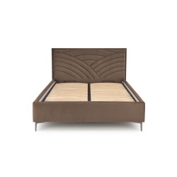 'MODULO W3 Bed 160 - Beige Headboard Upholstered in Monolith 09 Fabric' 'MODULO W3 Bed 160 - Beige Headboard Upholstered in Monolith 09 Fabric'