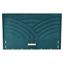 'MODULO W3 Bed 160 - Dark Green Headboard Monolith 37 Upholstery'