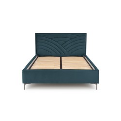 'MODULO W3 Bed 160 - Dark Green Headboard Monolith 37 Upholstery' 'MODULO W3 Bed 160 - Dark Green Headboard Monolith 37 Upholstery'