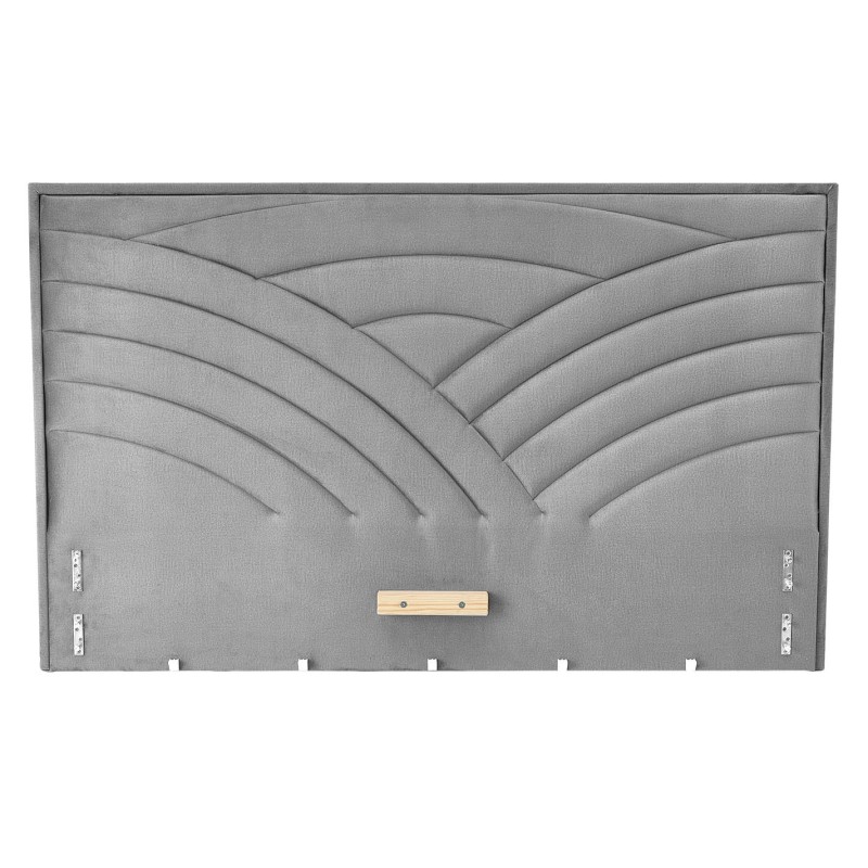 'MODULO W3 Bed 160 - Ash Headboard Upholstered in Monolith 85'