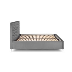 'MODULO W3 Bed 160 - Ash Headboard Upholstered in Monolith 85' 'MODULO W3 Bed 160 - Ash Headboard Upholstered in Monolith 85'