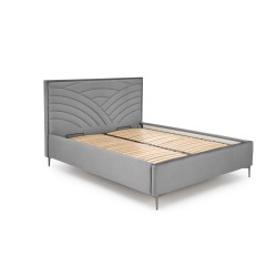 'MODULO W3 Bed 160 - Ash Headboard Upholstered in Monolith 85' 'MODULO W3 Bed 160 - Ash Headboard Upholstered in Monolith 85'