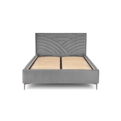 'MODULO W3 Bed 160 - Ash Headboard Upholstered in Monolith 85' 'MODULO W3 Bed 160 - Ash Headboard Upholstered in Monolith 85'