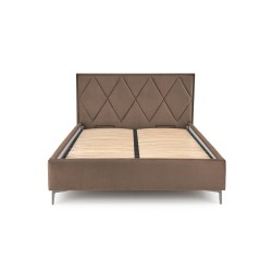 'MODULO W4 Bed 160 - Beige Headboard Upholstered in Monolith 09 Fabric' 'MODULO W4 Bed 160 - Beige Headboard Upholstered in Monolith 09 Fabric'