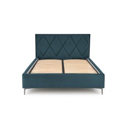 'MODULO W4 Bed 160 - Dark Green Headboard Monolith 37 Upholstery' 'MODULO W4 Bed 160 - Dark Green Headboard Monolith 37 Upholstery'