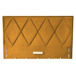 'MODULO W4 Bed 160 - Mustard Headboard Monolith 48 Upholstery'