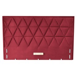 'MODULO W5 Bed 160 - Burgundy Headboard Monolith 59 Upholstery'