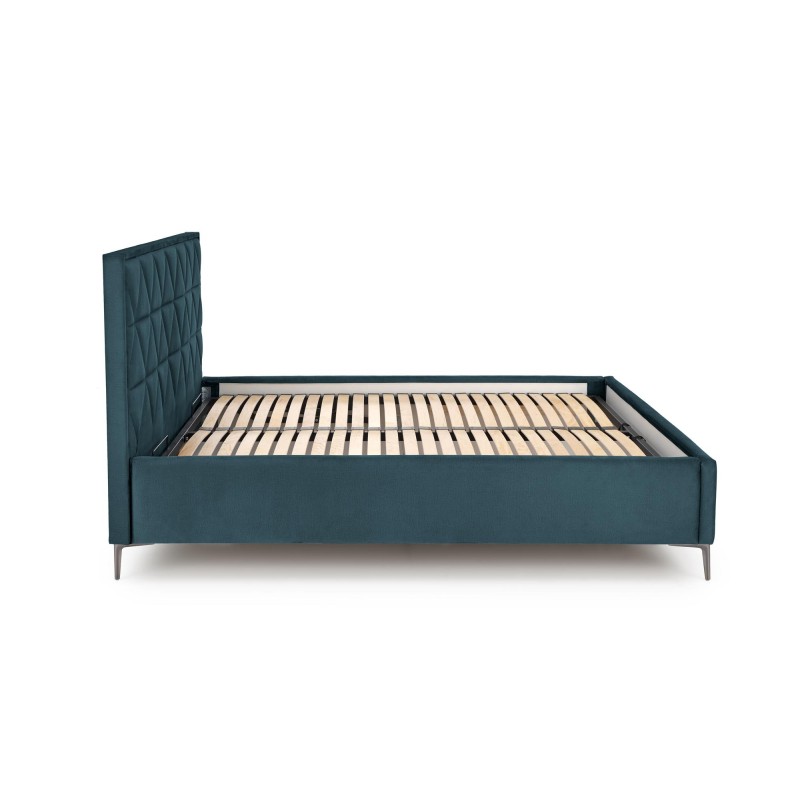 'MODULO W5 Bed 160 - Dark Green Headboard Monolith 37 Fabric' 'MODULO W5 Bed 160 - Dark Green Headboard Monolith 37 Fabric'