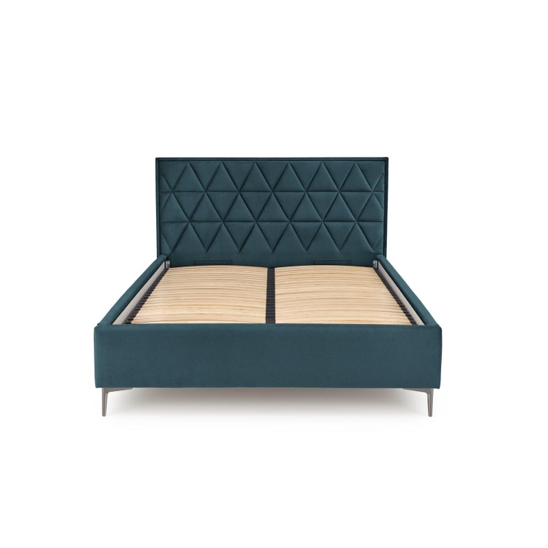 'MODULO W5 Bed 160 - Dark Green Headboard Monolith 37 Fabric' 'MODULO W5 Bed 160 - Dark Green Headboard Monolith 37 Fabric'