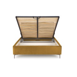'MODULO W5 Bed 160 - Mustard Headboard Upholstery Monolith 48' 'MODULO W5 Bed 160 - Mustard Headboard Upholstery Monolith 48'