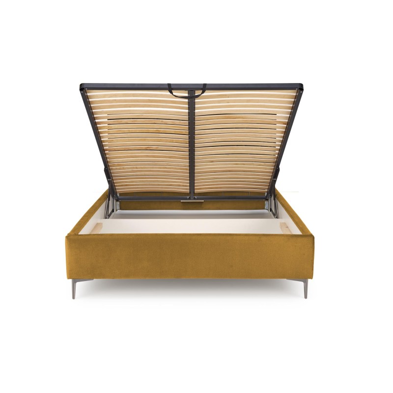 'MODULO W5 Bed 160 - Mustard Headboard Upholstery Monolith 48' 'MODULO W5 Bed 160 - Mustard Headboard Upholstery Monolith 48'