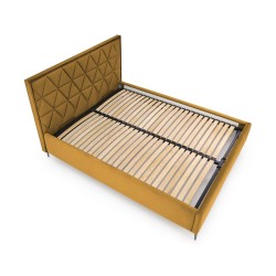 'MODULO W5 Bed 160 - Mustard Headboard Upholstery Monolith 48' 'MODULO W5 Bed 160 - Mustard Headboard Upholstery Monolith 48'