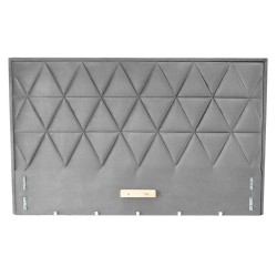 'MODULO W5 Bed 160 - Ash Headboard Upholstered in Monolith 85 Fabric'