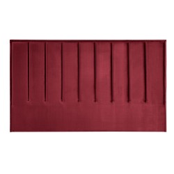 'MODULO W6 Bed 160 - Burgundy Headboard Monolith 59 Upholstery'
