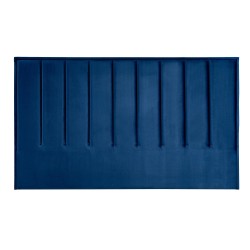 'MODULO W6 Bed 160 - Navy Blue Monolith 77 Headboard'