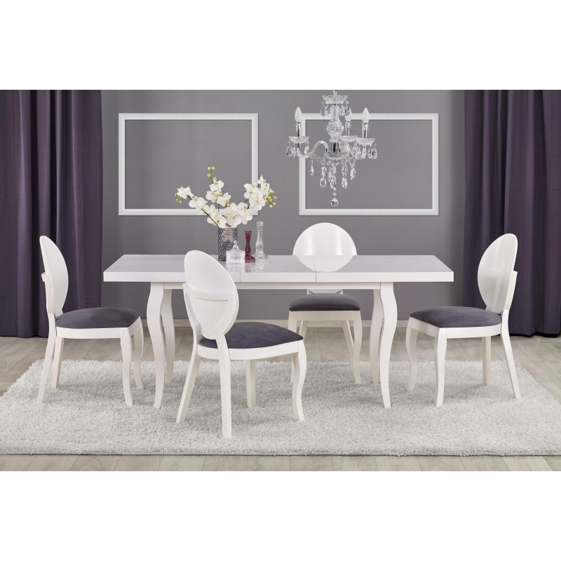 'MOZART 140-180/80 White Table'
