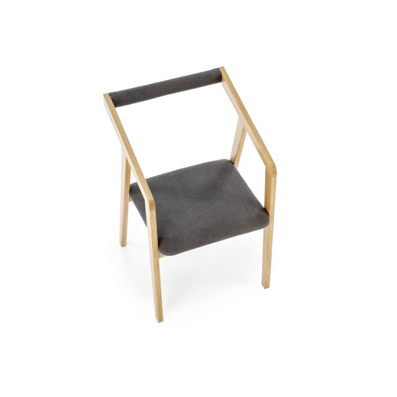 'AZUL 2 Natural Oak Chair / Ash Upholstery' 'AZUL 2 Natural Oak Chair / Ash Upholstery'