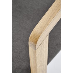 'AZUL 2 Natural Oak Chair / Ash Upholstery' 'AZUL 2 Natural Oak Chair / Ash Upholstery'