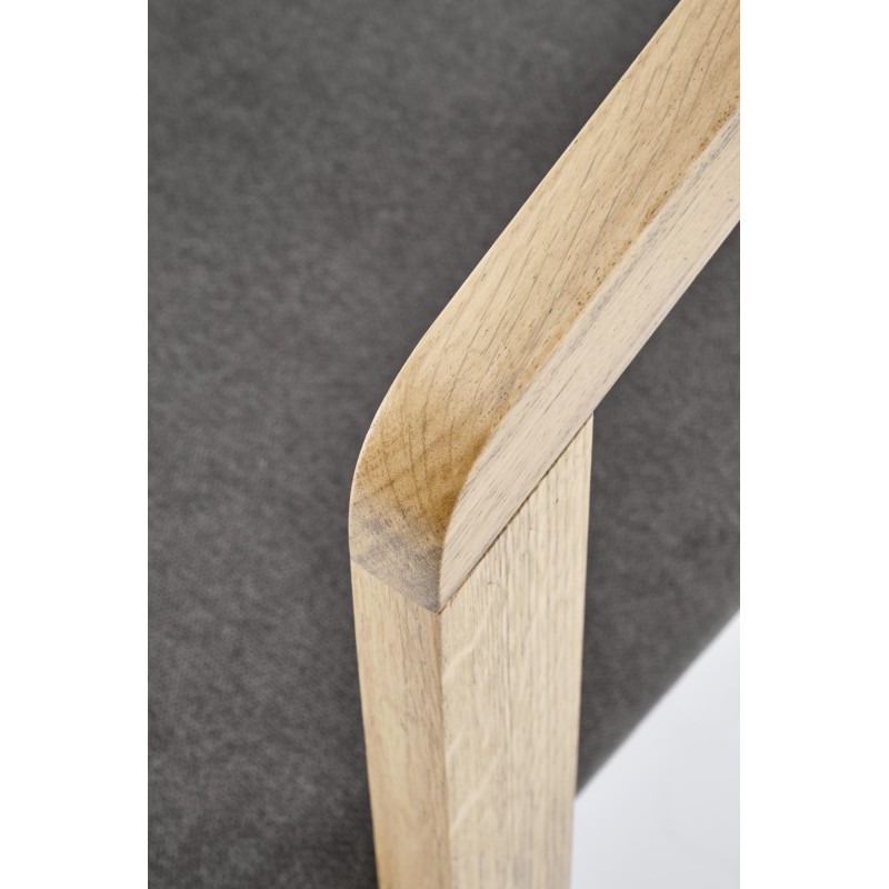 'AZUL 2 Natural Oak Chair / Ash Upholstery' 'AZUL 2 Natural Oak Chair / Ash Upholstery'