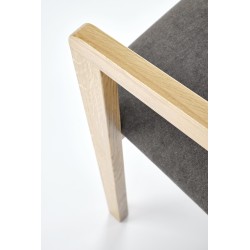 'AZUL 2 Natural Oak Chair / Ash Upholstery' 'AZUL 2 Natural Oak Chair / Ash Upholstery'