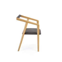 'AZUL 2 Natural Oak Chair / Ash Upholstery' 'AZUL 2 Natural Oak Chair / Ash Upholstery'