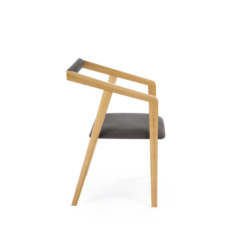 'AZUL 2 Natural Oak Chair / Ash Upholstery' 'AZUL 2 Natural Oak Chair / Ash Upholstery'