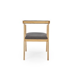'AZUL 2 Natural Oak Chair / Ash Upholstery' 'AZUL 2 Natural Oak Chair / Ash Upholstery'