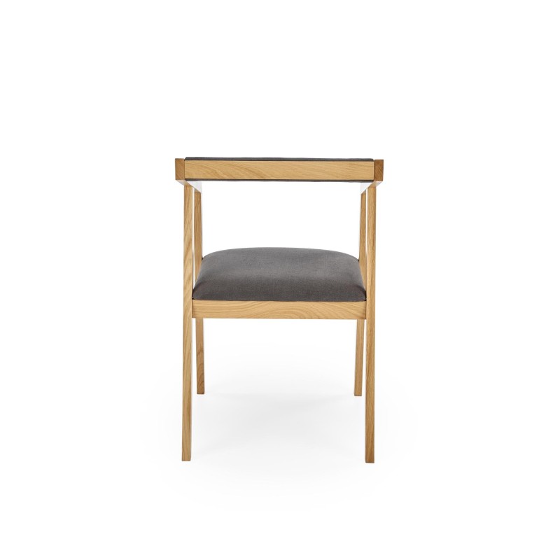 'AZUL 2 Natural Oak Chair / Ash Upholstery' 'AZUL 2 Natural Oak Chair / Ash Upholstery'