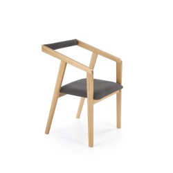 'AZUL 2 Natural Oak Chair / Ash Upholstery' 'AZUL 2 Natural Oak Chair / Ash Upholstery'