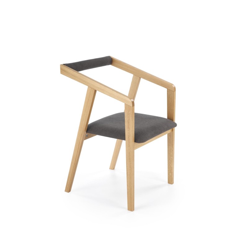 'AZUL 2 Natural Oak Chair / Ash Upholstery' 'AZUL 2 Natural Oak Chair / Ash Upholstery'