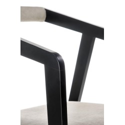'AZUL Black Chair / Ash Upholstery' 'AZUL Black Chair / Ash Upholstery'