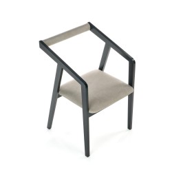 'AZUL Black Chair / Ash Upholstery' 'AZUL Black Chair / Ash Upholstery'