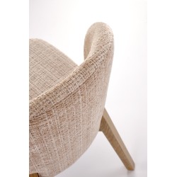 'BASSO Light Walnut Chair / Upholstery: CREMONA 14' 'BASSO Light Walnut Chair / Upholstery: CREMONA 14'