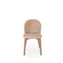 'BASSO Light Walnut Chair / Upholstery: CREMONA 14' 'BASSO Light Walnut Chair / Upholstery: CREMONA 14'