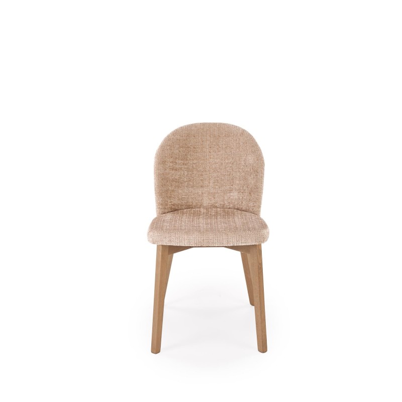 'BASSO Light Walnut Chair / Upholstery: CREMONA 14' 'BASSO Light Walnut Chair / Upholstery: CREMONA 14'
