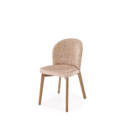 'BASSO Light Walnut Chair / Upholstery: CREMONA 14' 'BASSO Light Walnut Chair / Upholstery: CREMONA 14'