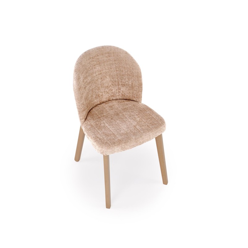 'BASSO Light Walnut Chair / Upholstery: CREMONA 14' 'BASSO Light Walnut Chair / Upholstery: CREMONA 14'