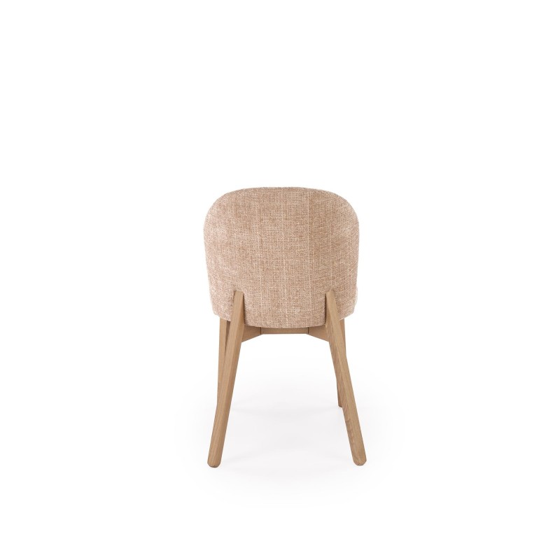 'BASSO Light Walnut Chair / Upholstery: CREMONA 14' 'BASSO Light Walnut Chair / Upholstery: CREMONA 14'