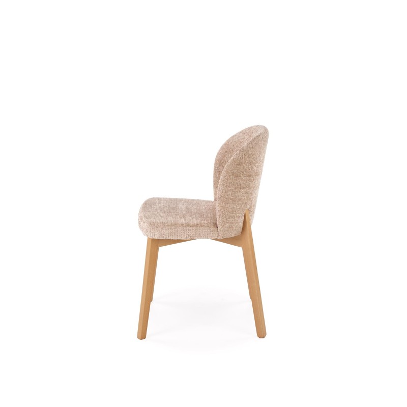 'BASSO Natural Oak Chair / Upholstery: CREMONA 14' 'BASSO Natural Oak Chair / Upholstery: CREMONA 14'